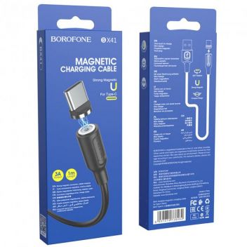 Купить USB BOROFONE BX41 AMIABLE MAGNETIC TYPE-C