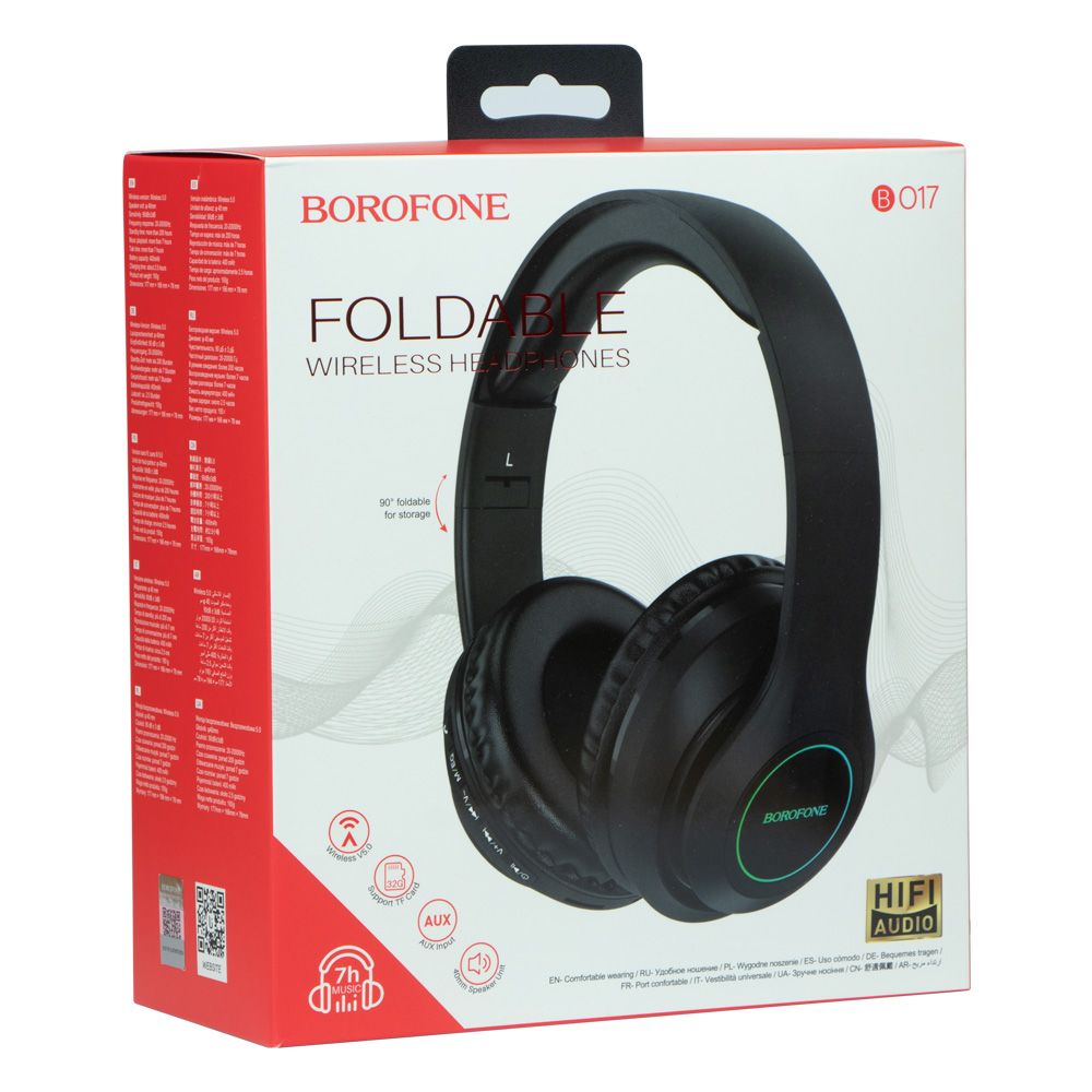 Купить БЛЮТУЗ СТЕРЕО ГАРНИТУРА BOROFONE BO17 МЯТАЯ УПАКОВКА_1