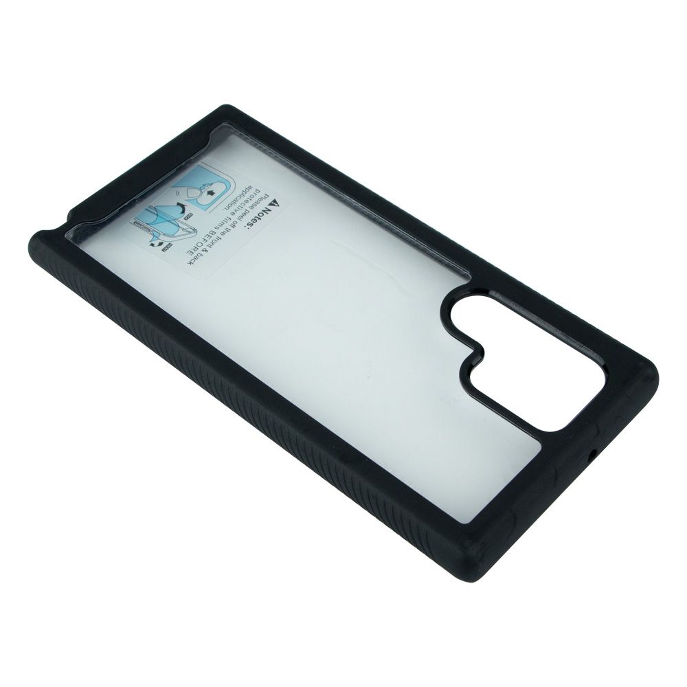 Купить ЧЕХОЛ SHOCKPROOF BLACK FRAME+ TRANSPARENT BACK ДЛЯ SAMSUNG S22 ULTRA_3