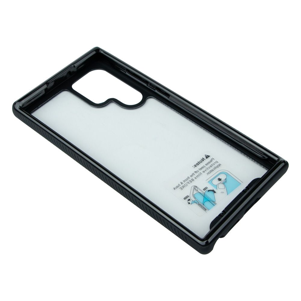 Купить ЧЕХОЛ SHOCKPROOF BLACK FRAME+ TRANSPARENT BACK ДЛЯ SAMSUNG S22 ULTRA_4