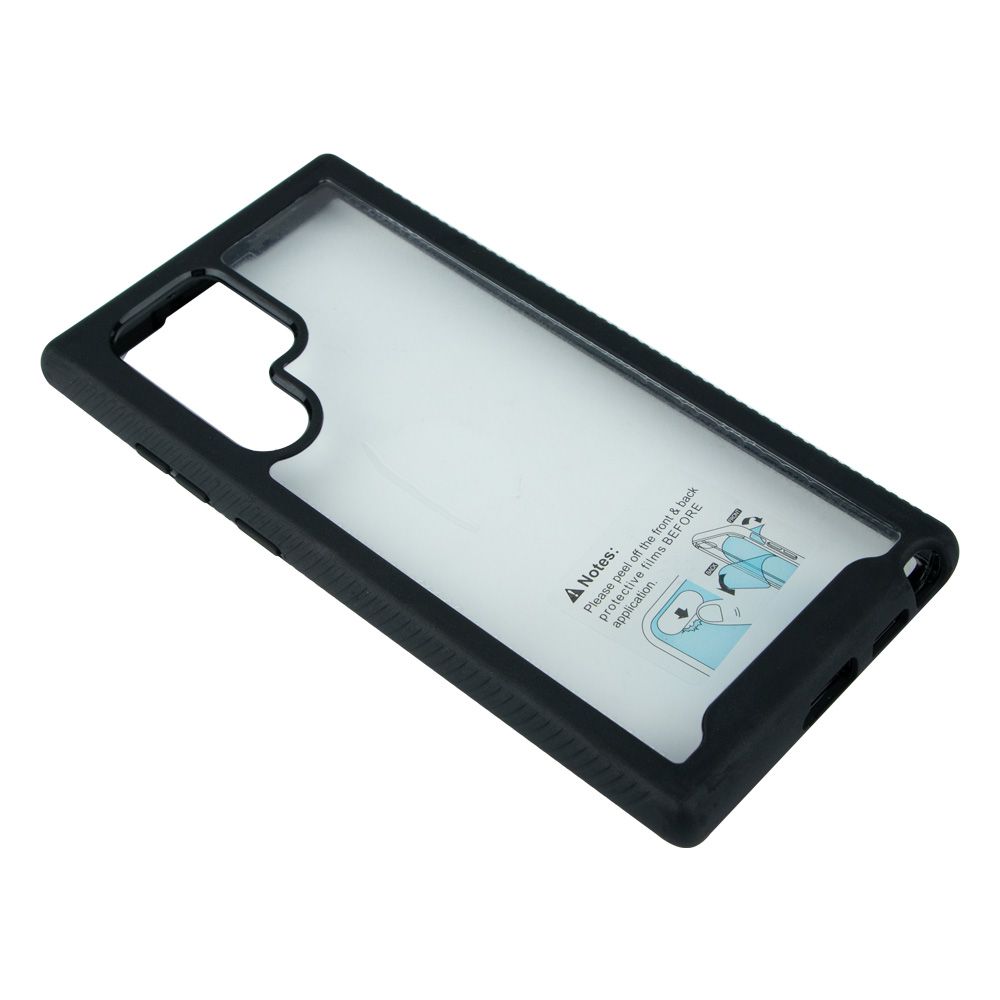 Купить ЧЕХОЛ SHOCKPROOF BLACK FRAME+ TRANSPARENT BACK ДЛЯ SAMSUNG S22 ULTRA_2