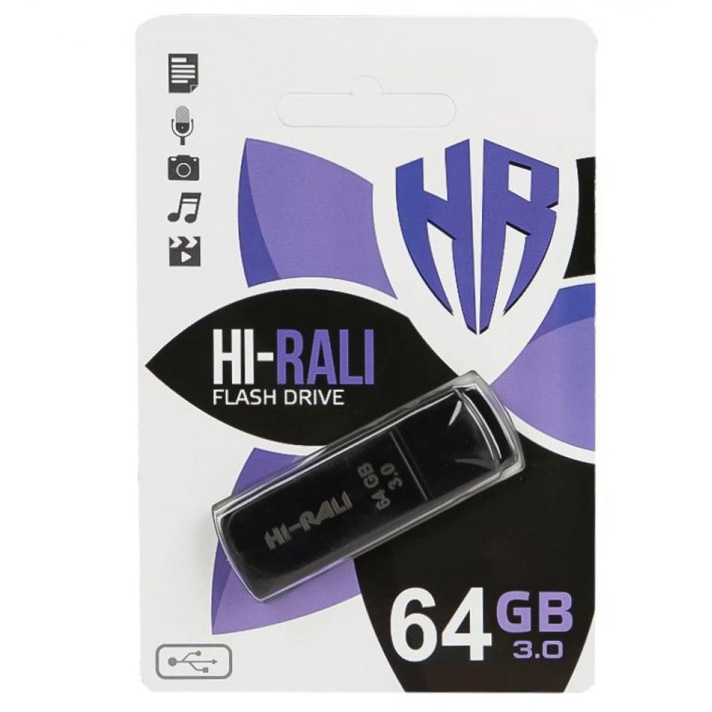 Купить USB FLASH DRIVE HI-RALI TAGA 64GB