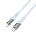 Купить USB HOCO U111 TRANSPARENT DISCOVERY EDITION PD20W TYPE C TO LIGHTNING_4