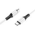 Купить USB BOROFONE BX79 60W (20V/3A) SILICONE TYPE-C TO TYPE-C_1