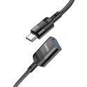 Купить USB УДЛИНИТЕЛЬ HOCO U107 TYPE-C MALE TO USB FEMALE USB3.0_3