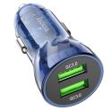 Купить АВТО ЗАРЯДНОЕ УСТРОЙСТВО HOCO Z47 TRANSPARENT QC3.0 18W_3