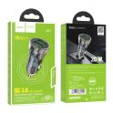 Купить АВТО ЗАРЯДНОЕ УСТРОЙСТВО HOCO Z47 TRANSPARENT QC3.0 18W_1