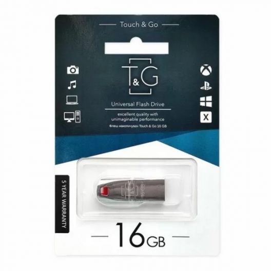 Купить USB FLASH DRIVE T&G 16GB CHROME 115
