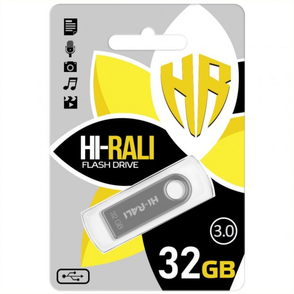 Купить USB FLASH DRIVE 3.0 HI-RALI SHUTTLE 32GB