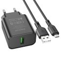 Купить СЕТЕВОЕ ЗАРЯДНОЕ УСТРОЙСТВО BOROFONE BA72A SPRING QC3.0 MICRO_3