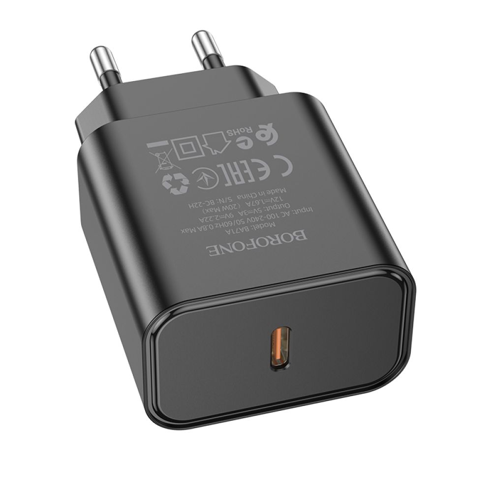Купить СЕТЕВОЕ ЗАРЯДНОЕ УСТРОЙСТВО BOROFONE BA71A POWER PD20W_3