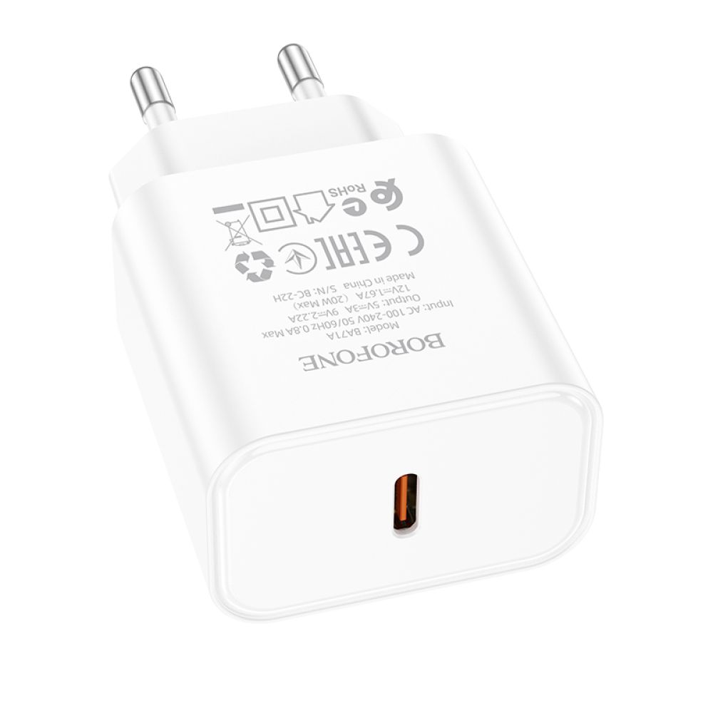 Купить СЕТЕВОЕ ЗАРЯДНОЕ УСТРОЙСТВО BOROFONE BA71A POWER PD20W_2