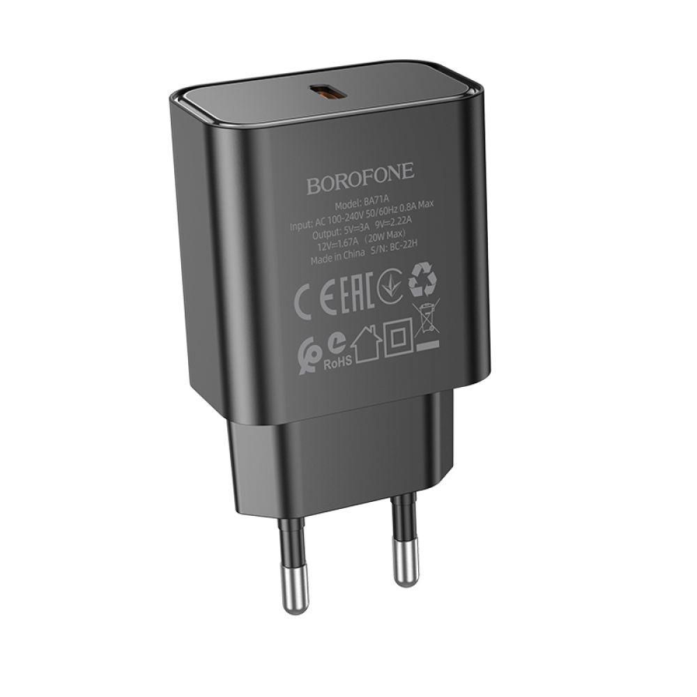 Купить СЕТЕВОЕ ЗАРЯДНОЕ УСТРОЙСТВО BOROFONE BA71A POWER PD20W_4