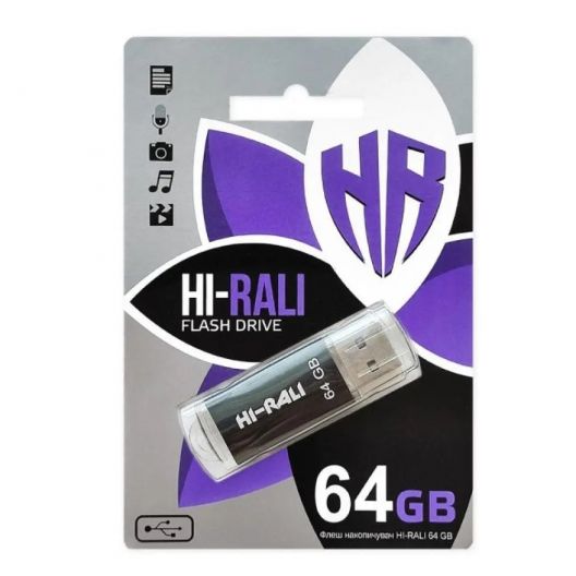 Купить USB FLASH DRIVE 3.0 HI-RALI ROCKET 64GB