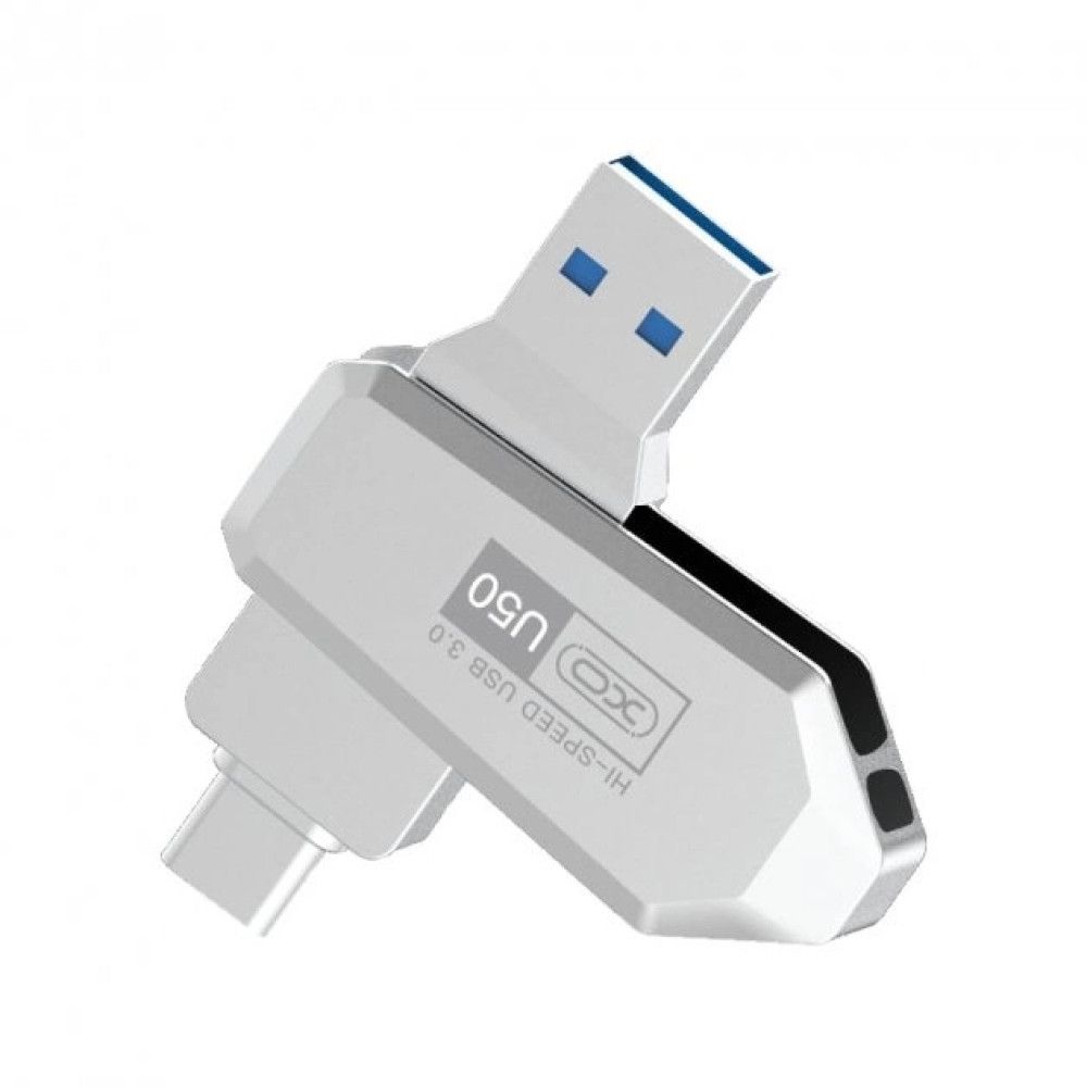 Купить USB FLASH DRIVE XO U50 USB3.0+TYPE C 128GB_1