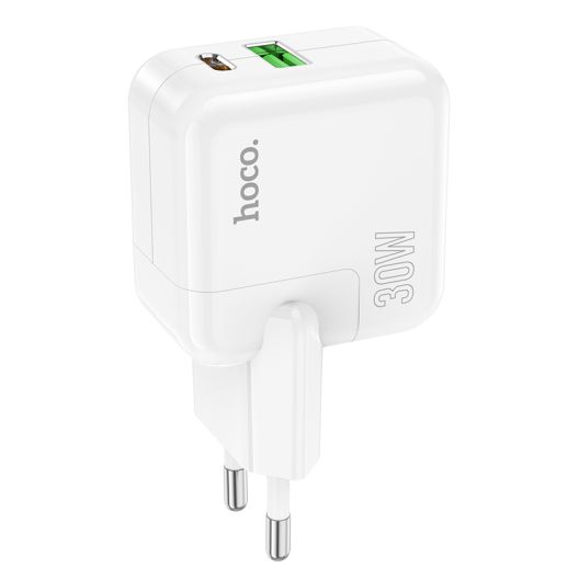 Купить СЕТЕВОЕ ЗАРЯДНОЕ УСТРОЙСТВО HOCO C111A LUCKY PD30W+QC3.0