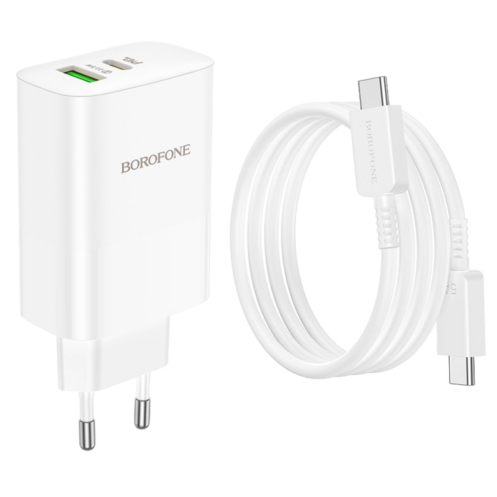 Купить СЕТЕВОЕ ЗАРЯДНОЕ УСТРОЙСТВО BOROFONE BN10 SUNLIGHT PD65W TYPE-C TO TYPE-C_2