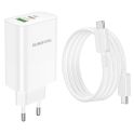 Купить СЕТЕВОЕ ЗАРЯДНОЕ УСТРОЙСТВО BOROFONE BN10 SUNLIGHT PD65W TYPE-C TO TYPE-C_2