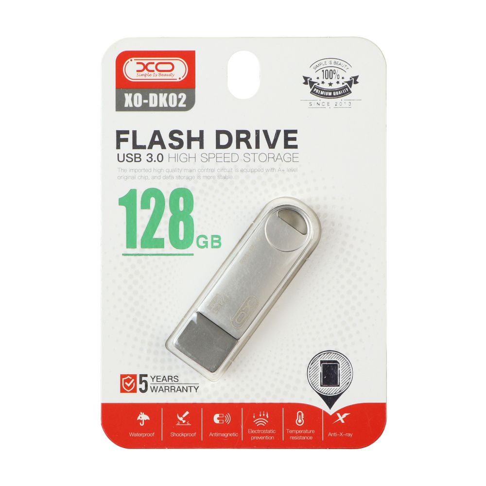 Купить USB FLASH DRIVE XO DK02 USB3.0 128GB
