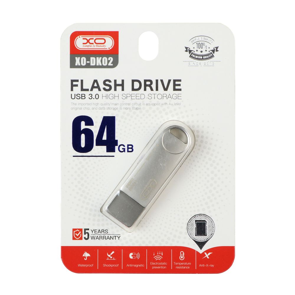 Купить USB FLASH DRIVE XO DK02 USB3.0 64GB