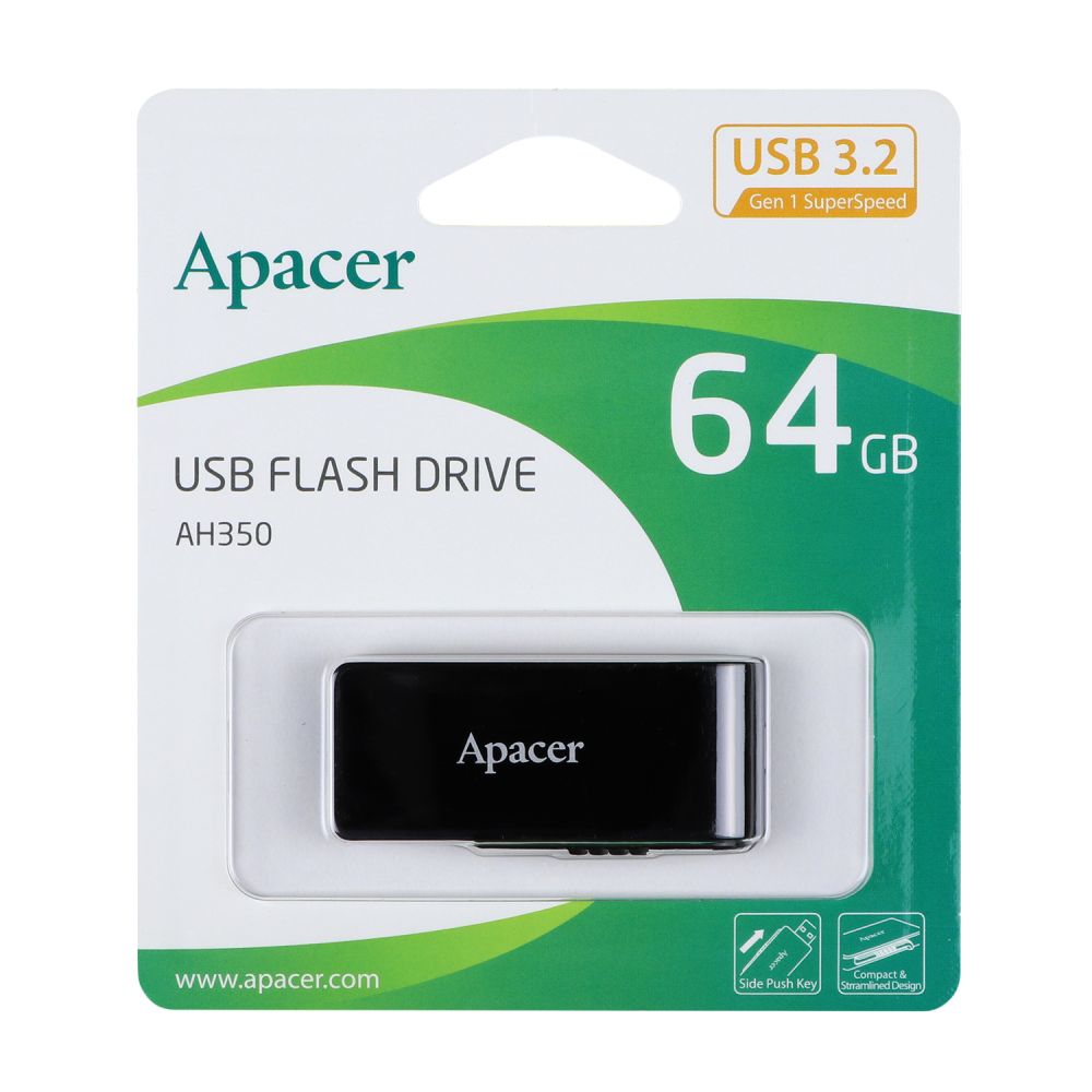 Купить USB FLASH DRIVE 3.2 APACER AH350 64GB