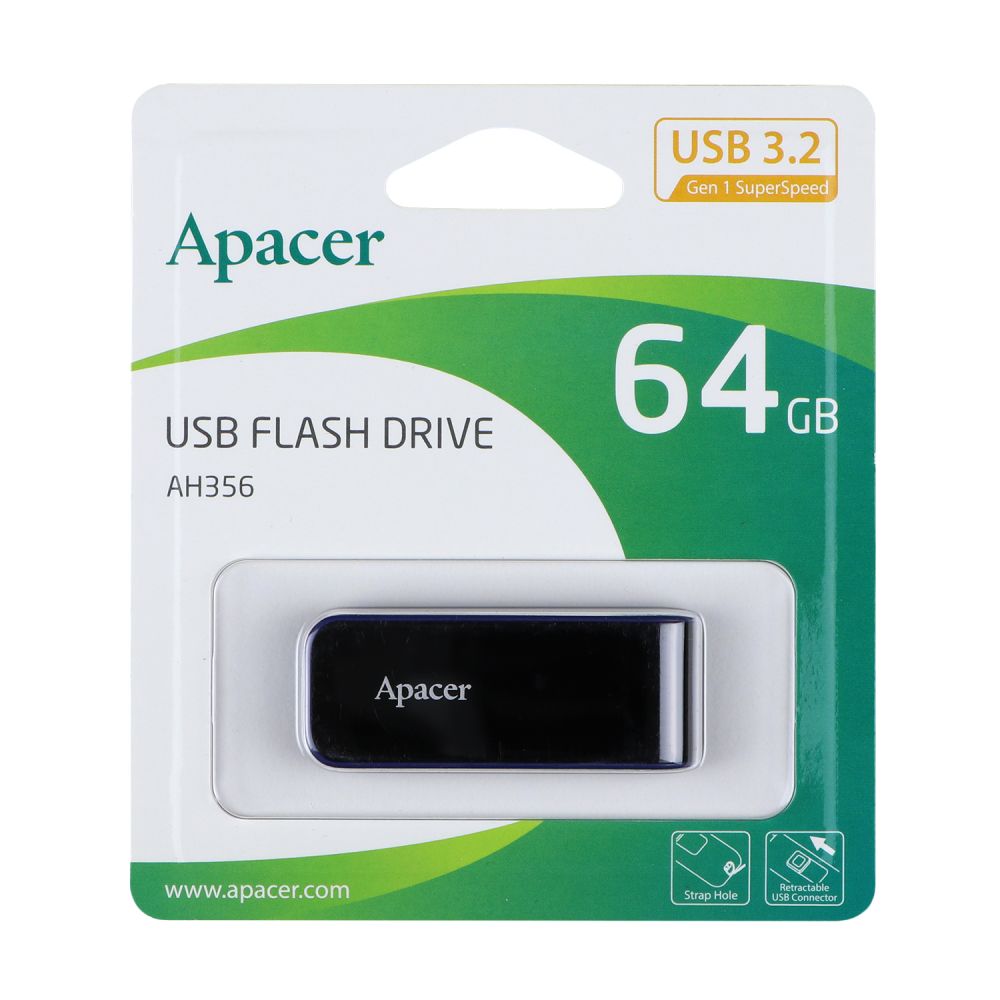 Купить USB FLASH DRIVE 3.2 APACER AH356 64GB