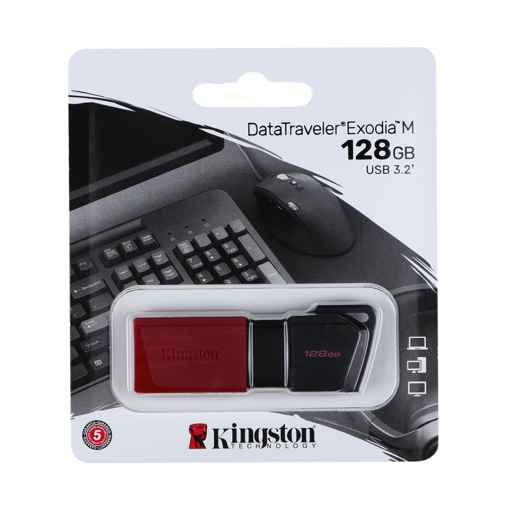 Купить USB FLASH DRIVE 3.2 KINGSTON DT EXODIA M 128GB
