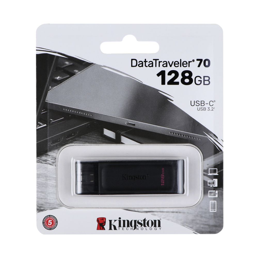 Купить USB FLASH DRIVE 3.2 KINGSTON DT 70 128GB TYPE C