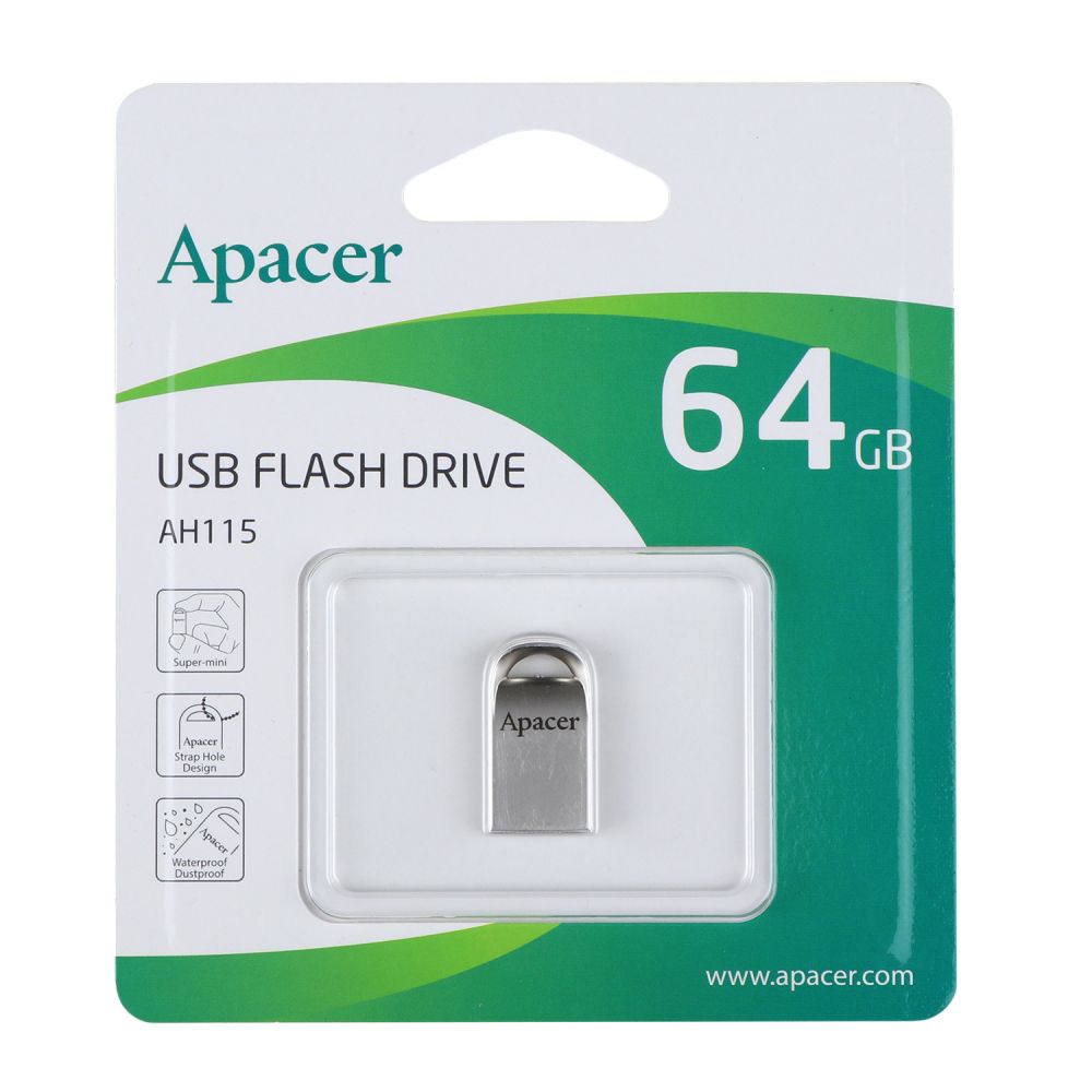 Купить USB FLASH DRIVE APACER AH115 64GB