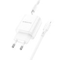 Купить СЕТЕВОЕ ЗАРЯДНОЕ УСТРОЙСТВО BOROFONE BA78A PD20W+QC3.0 DIGITAL DISPLAY TYPE-C TO LIGHTNING_2