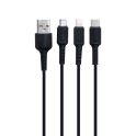 Купить USB BOROFONE BX16 3-IN-1 EASY IP+MICRO+TYPE-C МЯТАЯ УПАКОВКА_3
