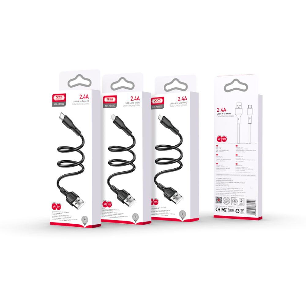 Купить USB XO NB230 ROCK SERIES TYPE-C 2.4A_4