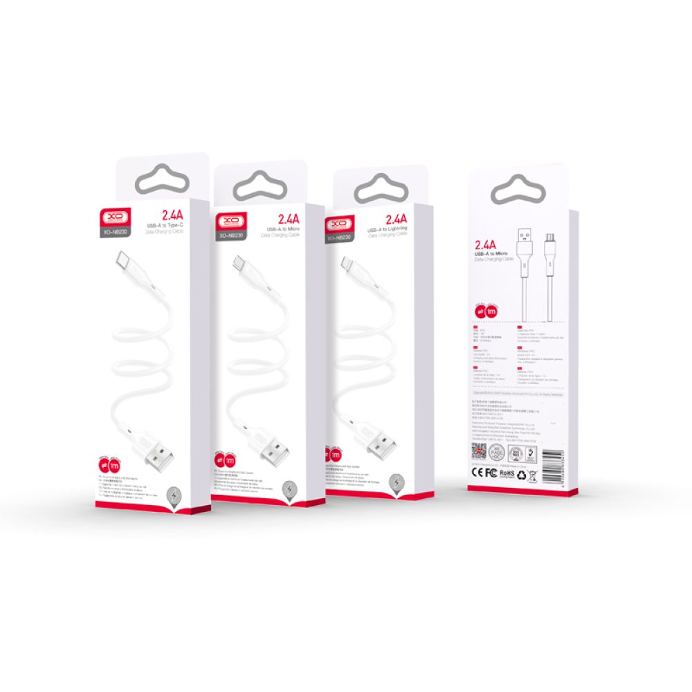 Купить USB XO NB230 ROCK SERIES MICRO 2.4A МЯТАЯ УПАКОВКА