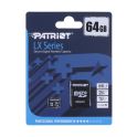 Купить КАРТА ПАМЯТИ PATRIOT LX SERIES MICROSDXC (UHS-1) 64GB 10 CLASS & ADAPTER