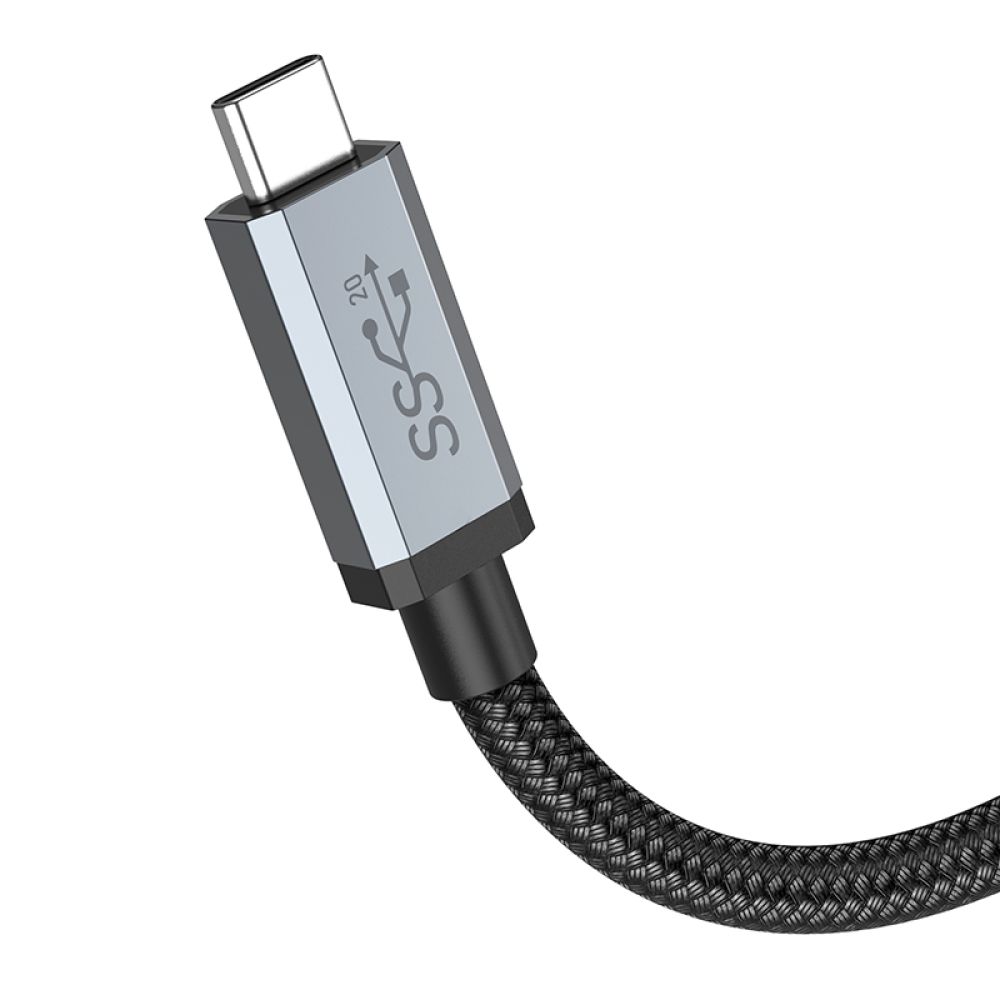 Купить USB HOCO US06 USB3.2 20GBPS 100W 4K 60HZ 2M TYPE C TO TYPE C_4