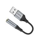 Купить ПЕРЕХОДНИК HOCO LS36 SOUND CARD USB TO AUX 3.5MM (FEMALE) 12CM_4