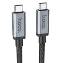 Купить USB HOCO US06 USB3.2 20GBPS 100W 4K 60HZ 2M TYPE C TO TYPE C_1