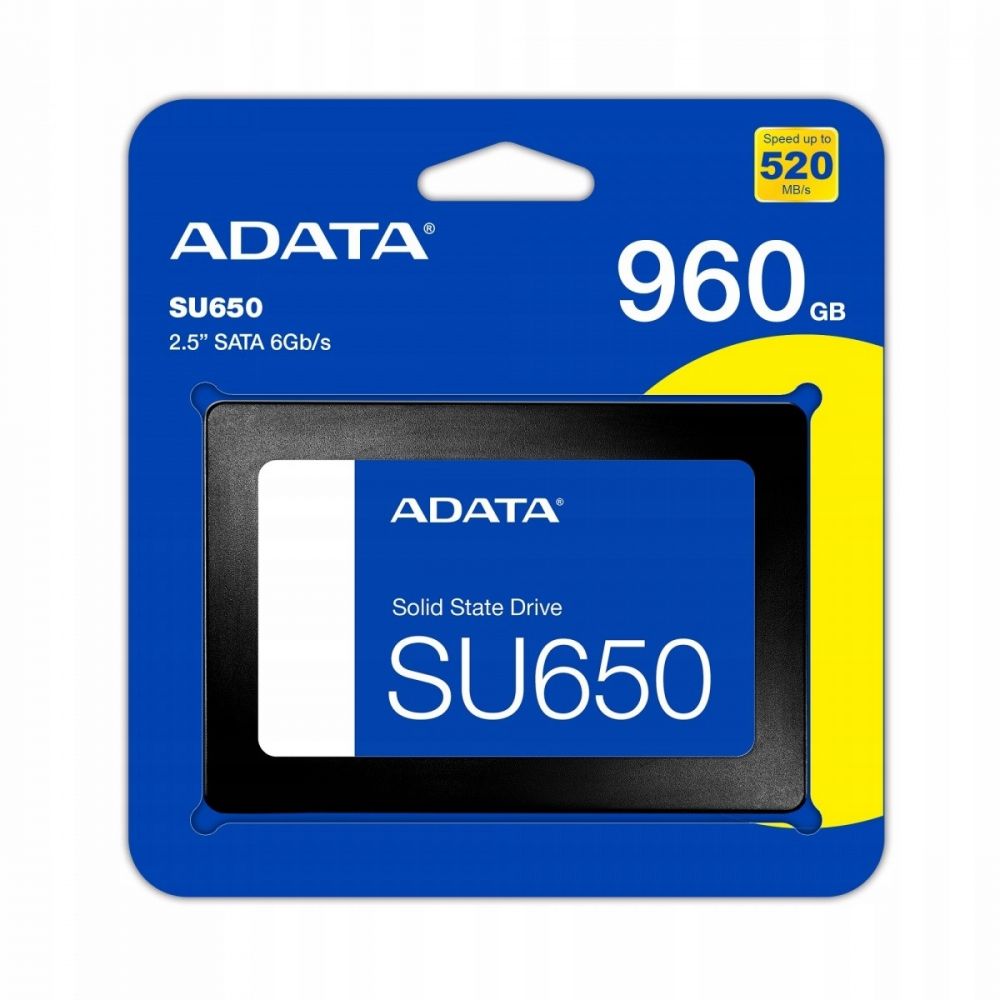 Купить SSD ДИСК ADATA ULTIMATE SU650 960GB 2.5" SATA III 3D TLC (ASU650SS-960GT-R)
