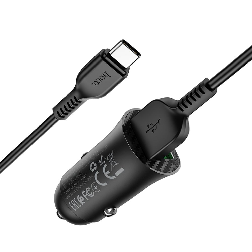 Купить АВТО ЗАРЯДНОЕ УСТРОЙСТВО HOCO Z39 QC3.0 TYPE-C 2USB_3