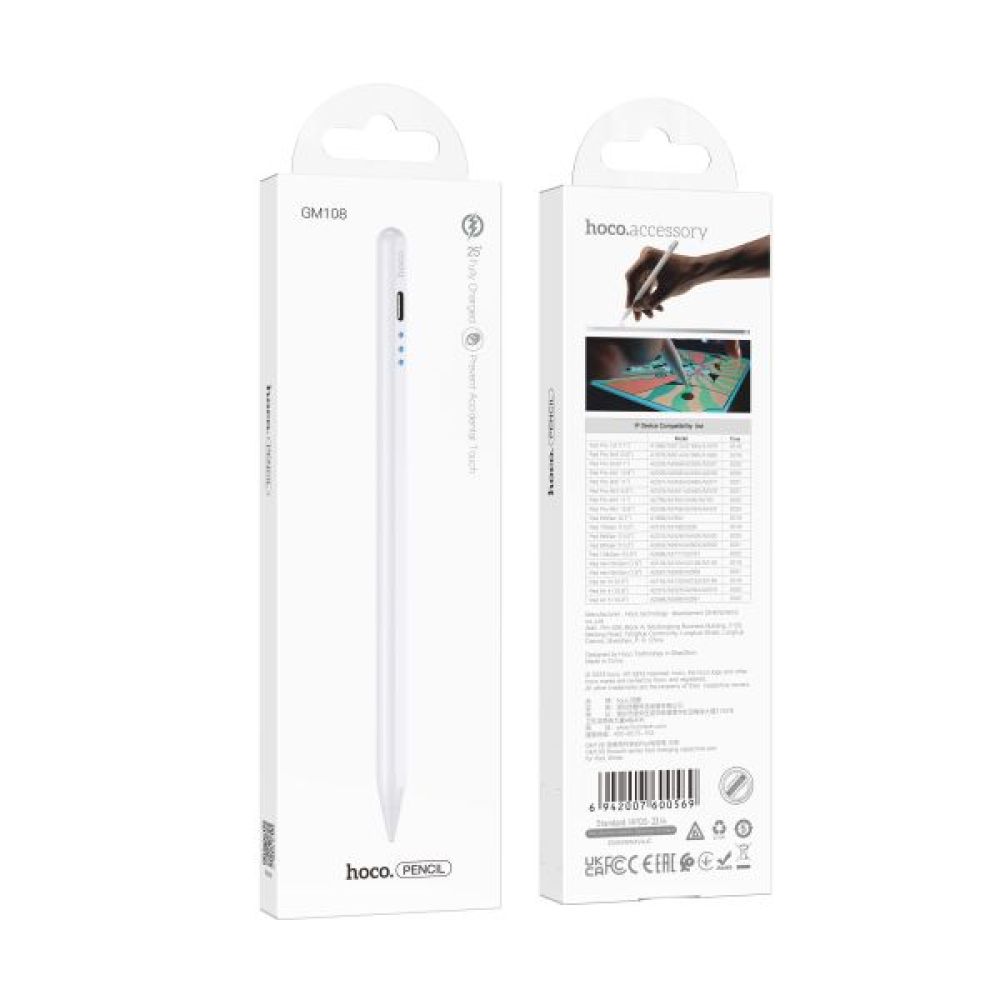 Купить СТИЛУС HOCO GM108 FAST CHARGING IPAD МЯТАЯ УПАКОВКА