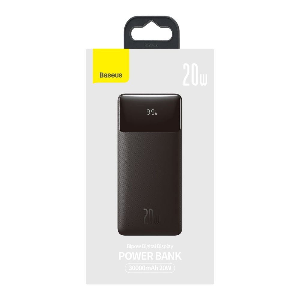 Купить POWER BANK BASEUS BIPOW 20W 30000 MAH CABLE USB TO MICRO 25CM (PPBD0504XX)_1