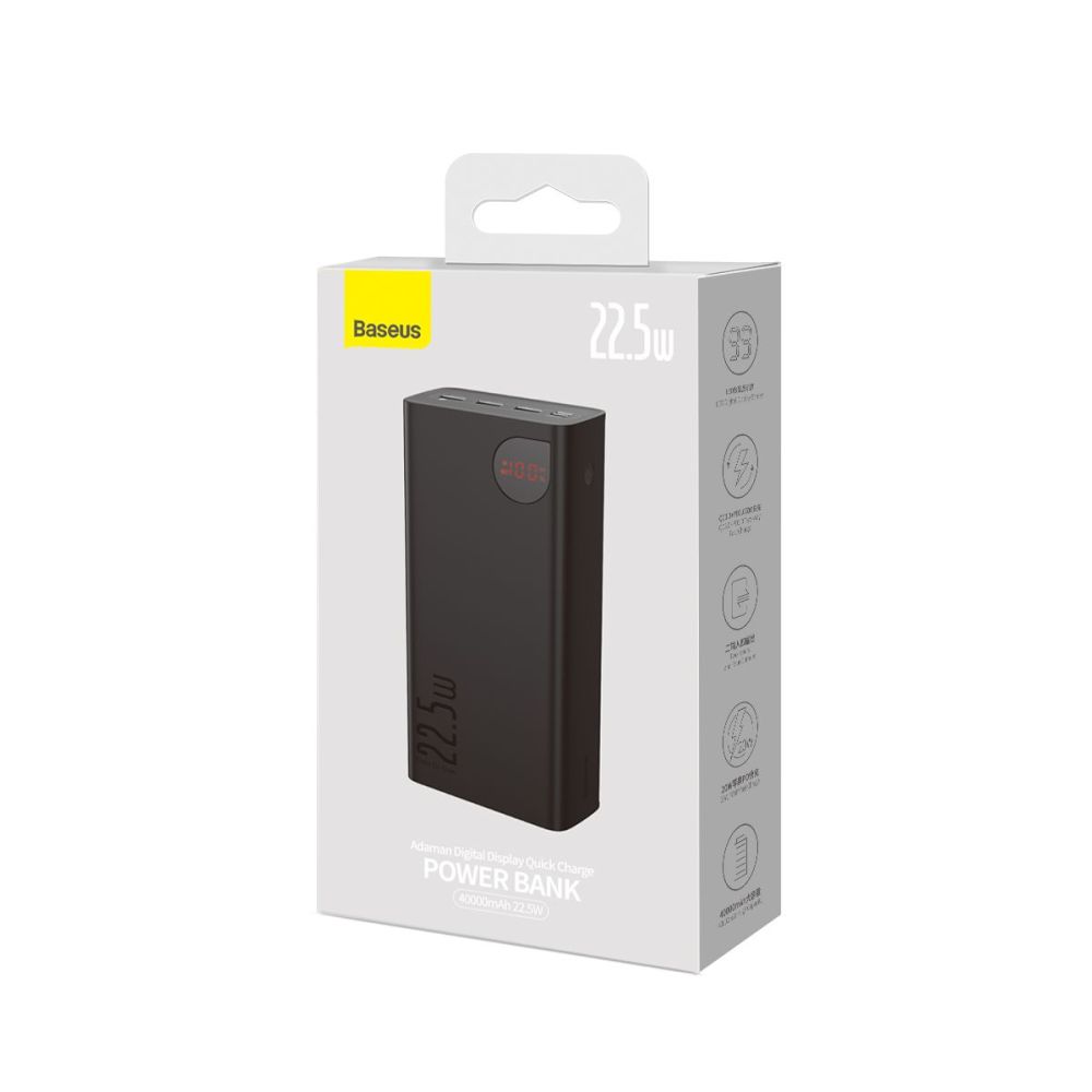 Купить POWER BANK BASEUS ADAMAN DIGITAL DISPLAY FAST CHARGE 22.5W 40000 MAH (PPAD020101)_1