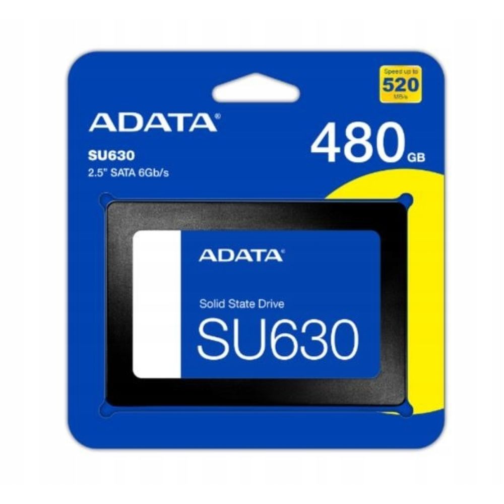 Купить SSD ДИСК ADATA ULTIMATE SU630 480GB 2.5" SATA III 3D QLC (ASU630SS-480GQ-R)
