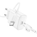 Купить СЕТЕВОЕ ЗАРЯДНОЕ УСТРОЙСТВО BOROFONE BA81A 1USB-C PD/QC 20W+TYPE-C TO TYPE-C_2