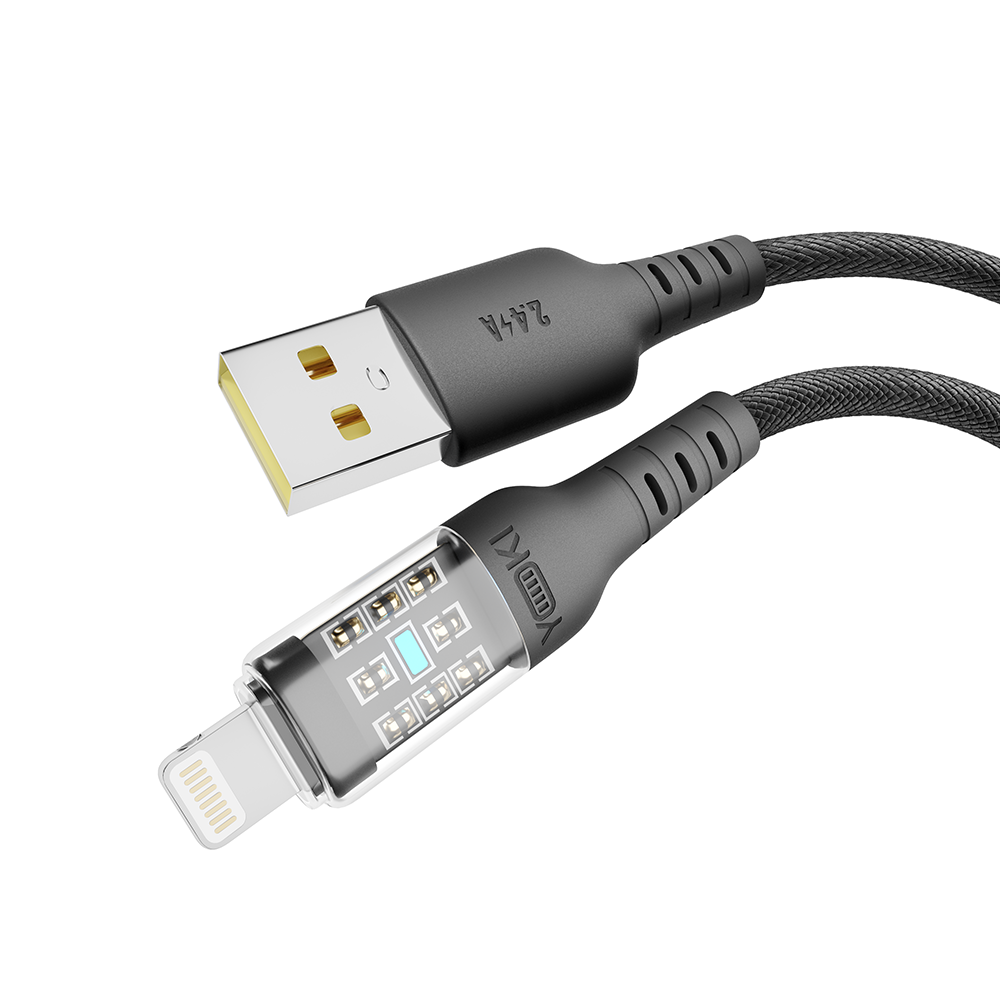 Купить USB YOKI CYBER YK-CY23 LIGHTNING 2.4A 2M_7