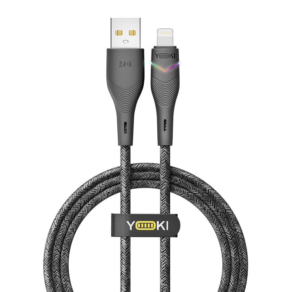 Купить USB YOKI RGB YK-RG24 LIGHTNING 2.4A 1.2M_1