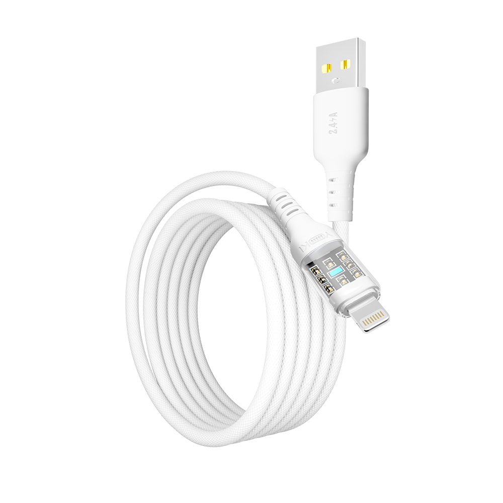 Купить USB YOKI CYBER YK-CY23 LIGHTNING 2.4A 1.2M_9