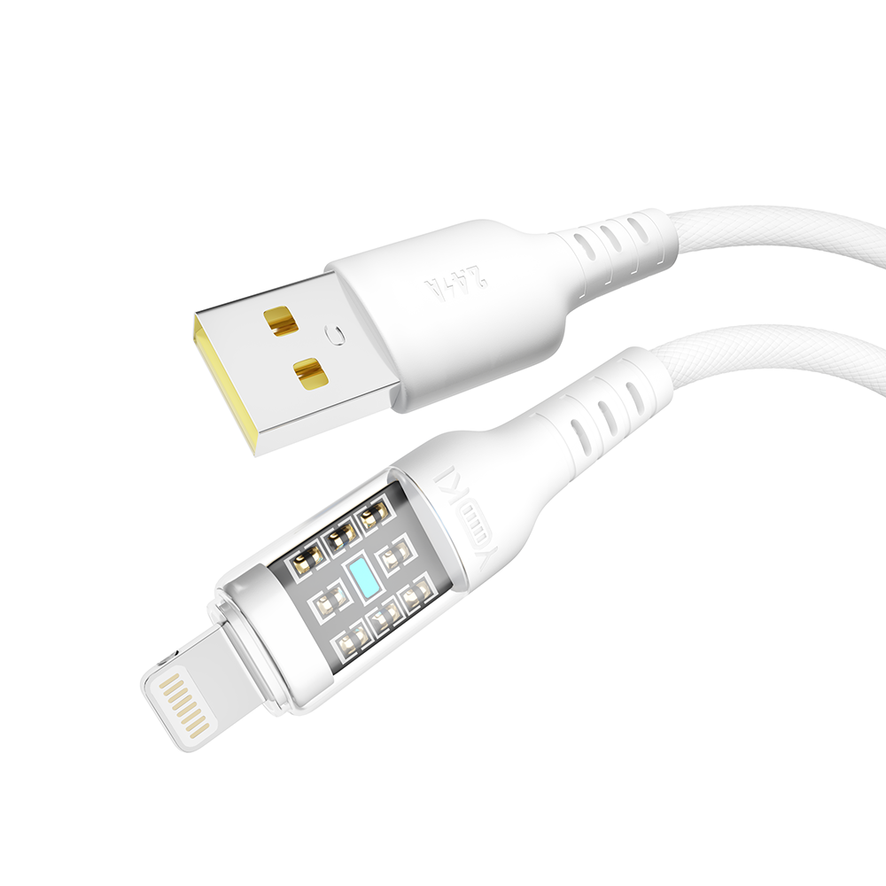 Купить USB YOKI CYBER YK-CY23 LIGHTNING 2.4A 1.2M_15