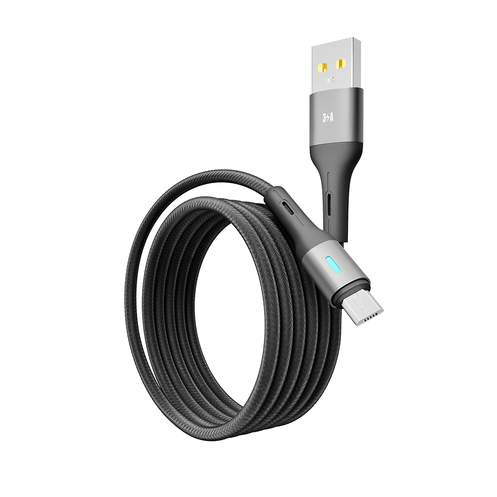 Купить USB YOKI LED YK-LE17 MICRO 3A 1.2M_4