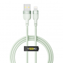 Купить USB YOKI SILICONE YK-SI50 LIGHTNING 2.4A 1.2M_1